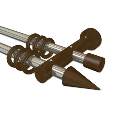 Chugwater Adjustable 2cm Double Curtain Pole