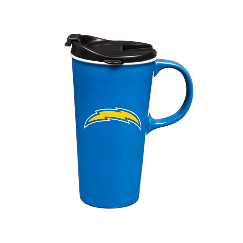 Tasse de voyage en céramique 17 oz NFL, Los Angeles Chargers