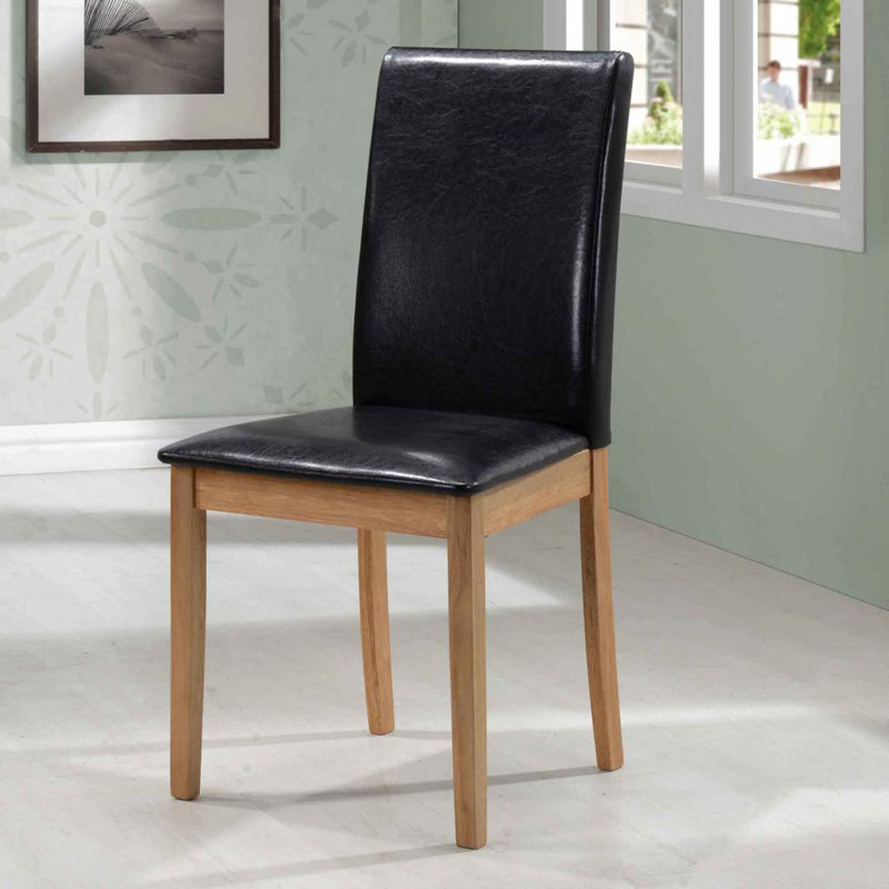 Lionel Upholstered Dining Chair, Black