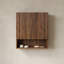 Armoire de salle de bain murale rayée résistante à l'humidité pour salle de bain, cuisine et salle de lavage-793392452