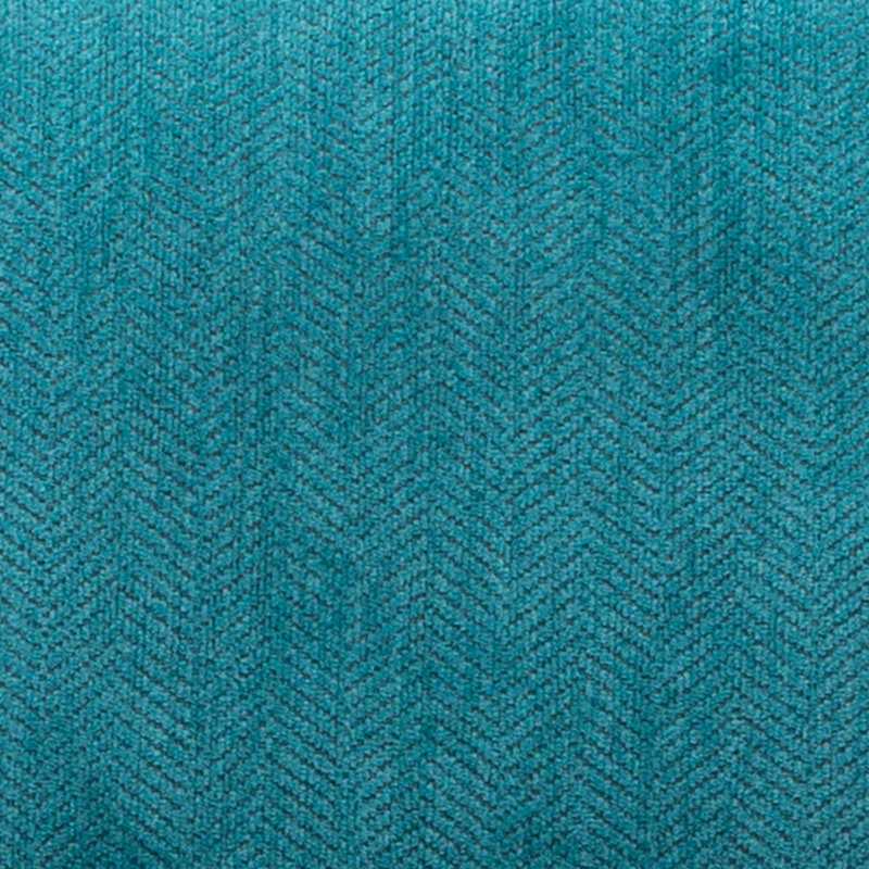 Chaise d'appoint moderne en tissu chenille avec coussin bleu sarcelle et base, pieds en bois massif pour un siège stable