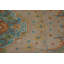 Tapis vert médaillon en laine vert 10 x 12