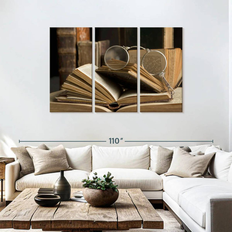 Senne Book Glasses, 48" H x 74" W