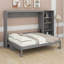 Queen Size Murphy Bed Wall Bed With Height Adjustable Storage Compartments And Shelf, 1 Drawer,Foldable Platform Bed For Small Space Bedroom Guest Room-14306465