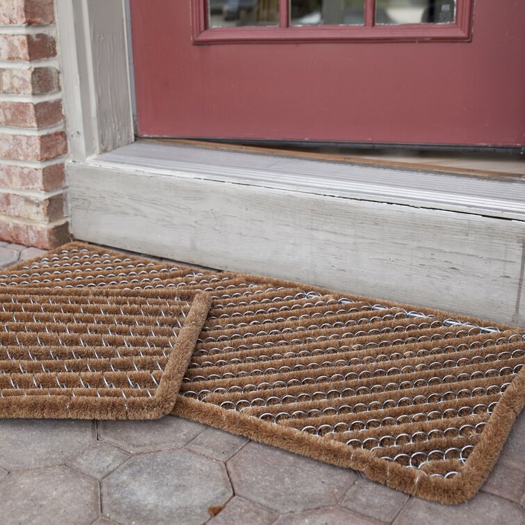 Outdoor Rubber Doormat Outside Shoes Scraper Door Mat for Porch