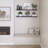 Miami 48" W x 8" D Floating Shelves Set with Invisible Wall Mount Brackets-359797072