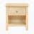 Baltimore 20" Transitional Wood Nightstand with Single Dovetail Drawer, Kenilin Metal Glides & Lower Storage Cubby