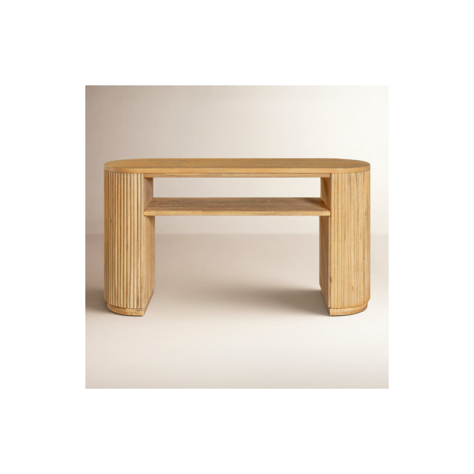 Fitzroy - Modern Natural Acacia Console Table