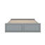 Structure de lit plateforme grand avec 6 tiroirs