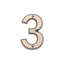 6" Surface Mount House Number-56413761-56413776