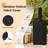 Iron Freestanding Wood-Fired Pizza Oven in Black