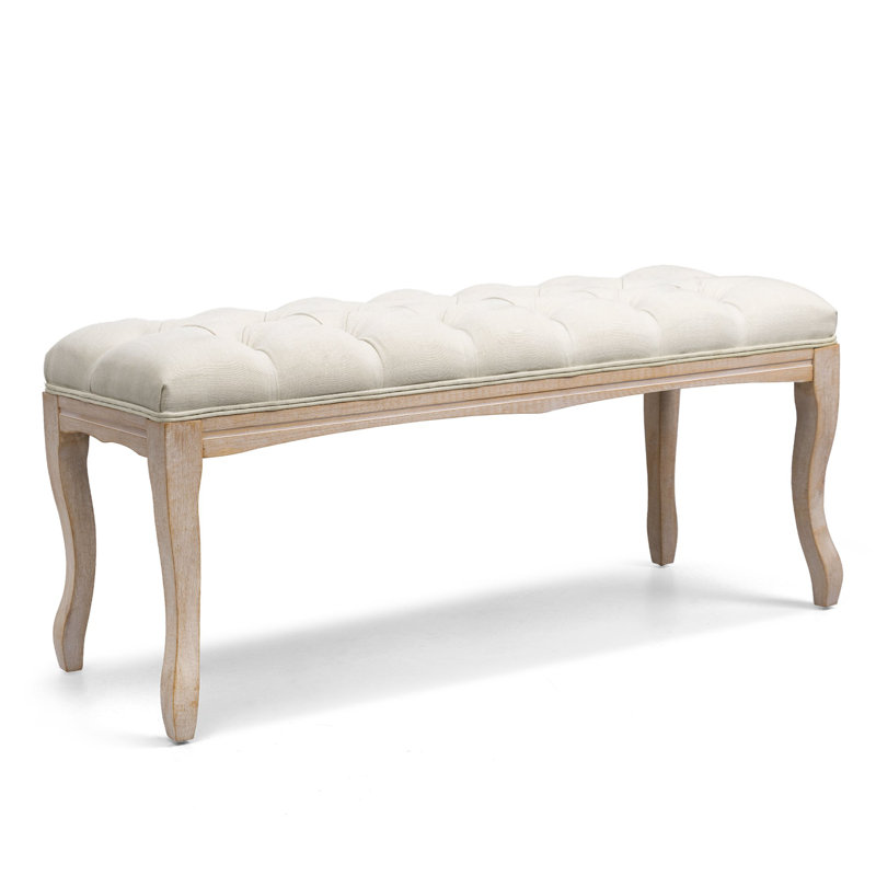 Audri Upholstered Bench, Beige