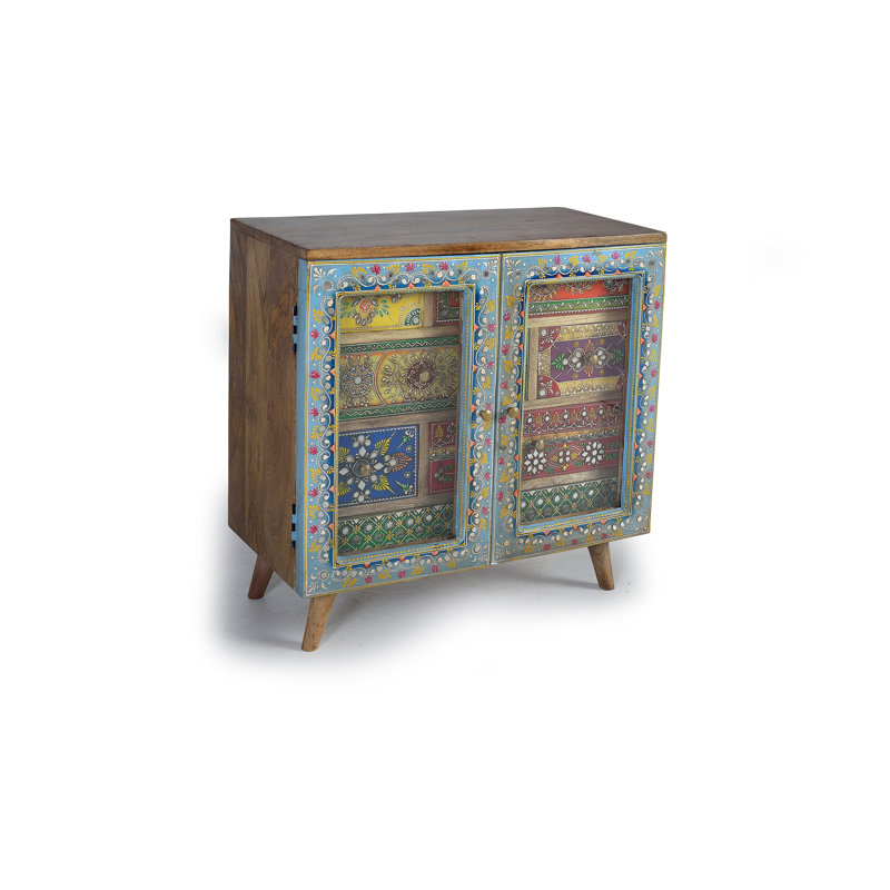 Ariv Solid Wood Cabinet Accent Chest