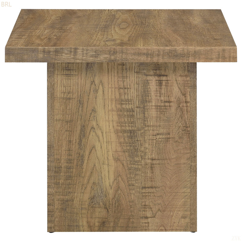Exeter Mango Square  Table, 21.75" H x 23.5" W x 23.5" L