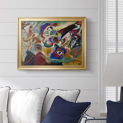 Improvisation (Abstract Composition)-Wassily Kandinsky-Framed Gallery Wrapped Canvas-1913
