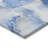 2' X 3' Navy Blue Abstract Washable Indoor Outdoor Area Rug