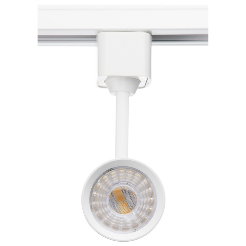 10 Watt LED Commercial Track Head Cylinder 36 Degree Beam Angle H-Style, White, 36°