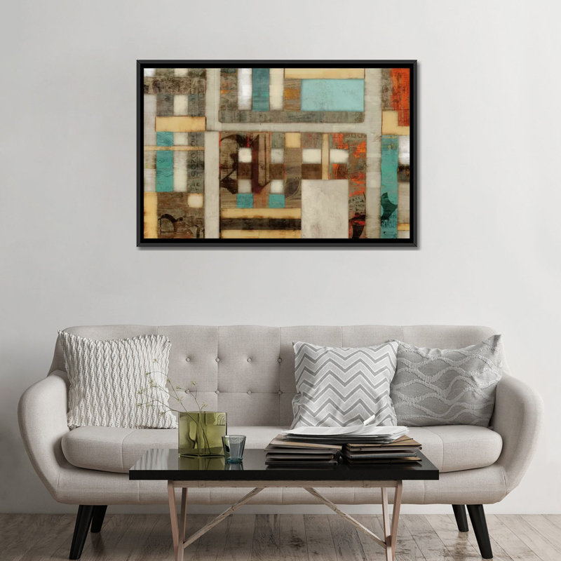 « secret perdu », impression sur toile, H 18 po x l 26 po x P 1,5 po, Toile avec cadre noir, Pas de tapis
