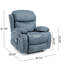 Fauteuil inclinable massant