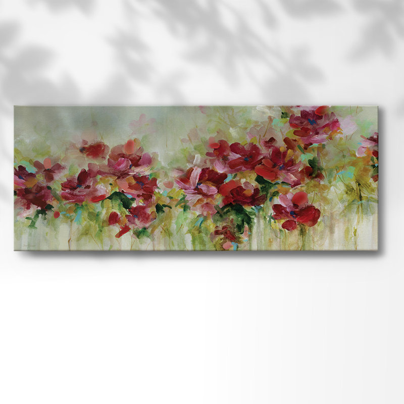 Jardin ludique sur toile, H 20 po x l 50 po x P 1,5 po