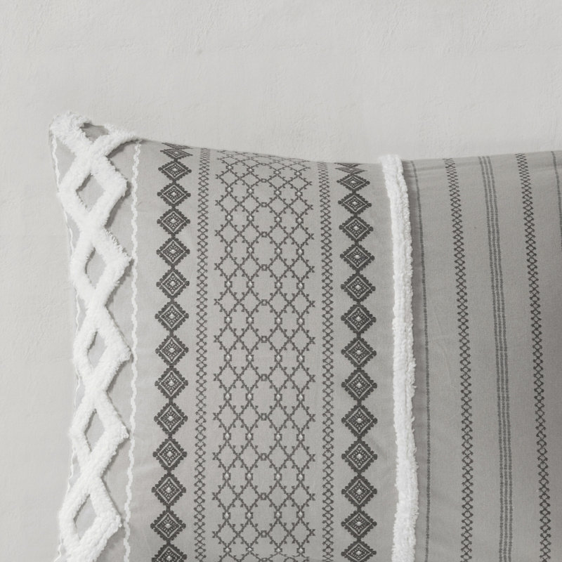 Ensemble de literie en coton de qualité supérieure, texture douce chenille, confort de chambre moderne