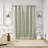 Vernon Monochrome Brushstrokes Magnetic Closure 100% Blackout Grommet Curtain Panel-125104699-125104698