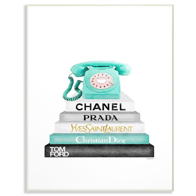 Charlidh " Bookstack With Phone " by Amanda Greenwood