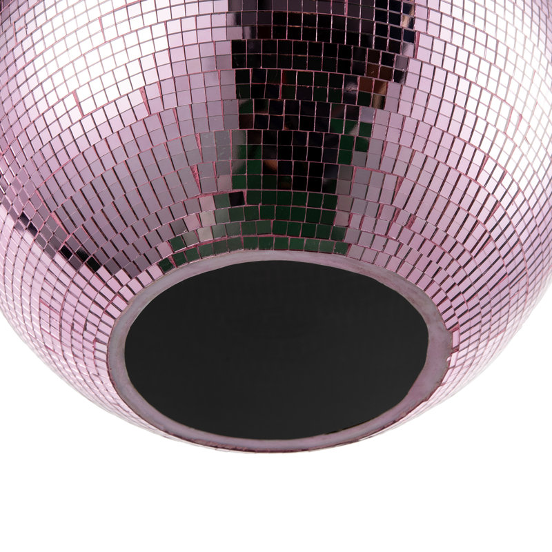 23cm H Plaster Round Pendant Shade ( No Direct Attachment Method ), Pink