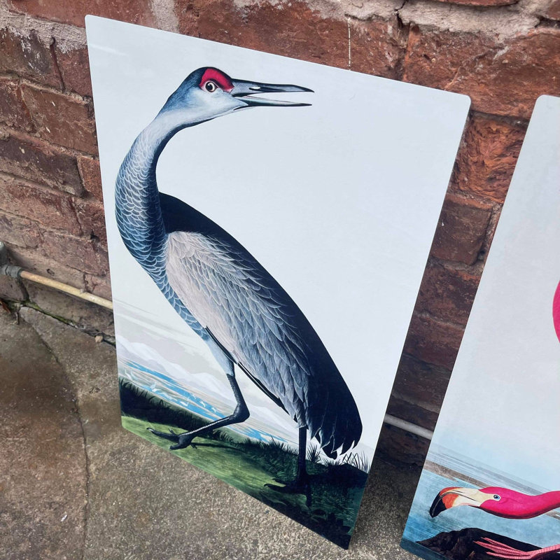 Animals Wall Decor on Metal, 80cm H x 60cm W