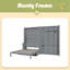 Grand lit escamotable mural avec placard-1172776701