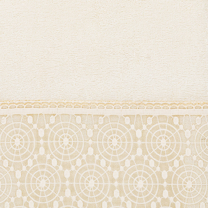 Serviette Valentina, Crème, Serviette de bain simple