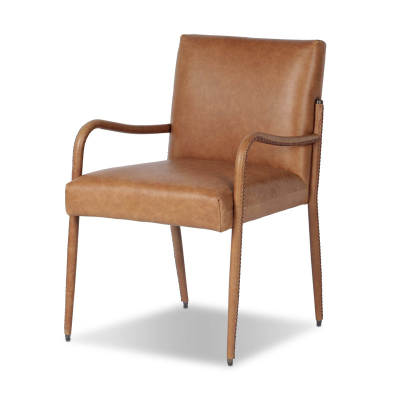 Quill Leather Arm Chair