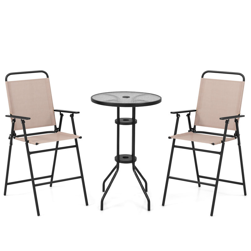 Audrey 2 - Person Patio Dining Set with Round Table
