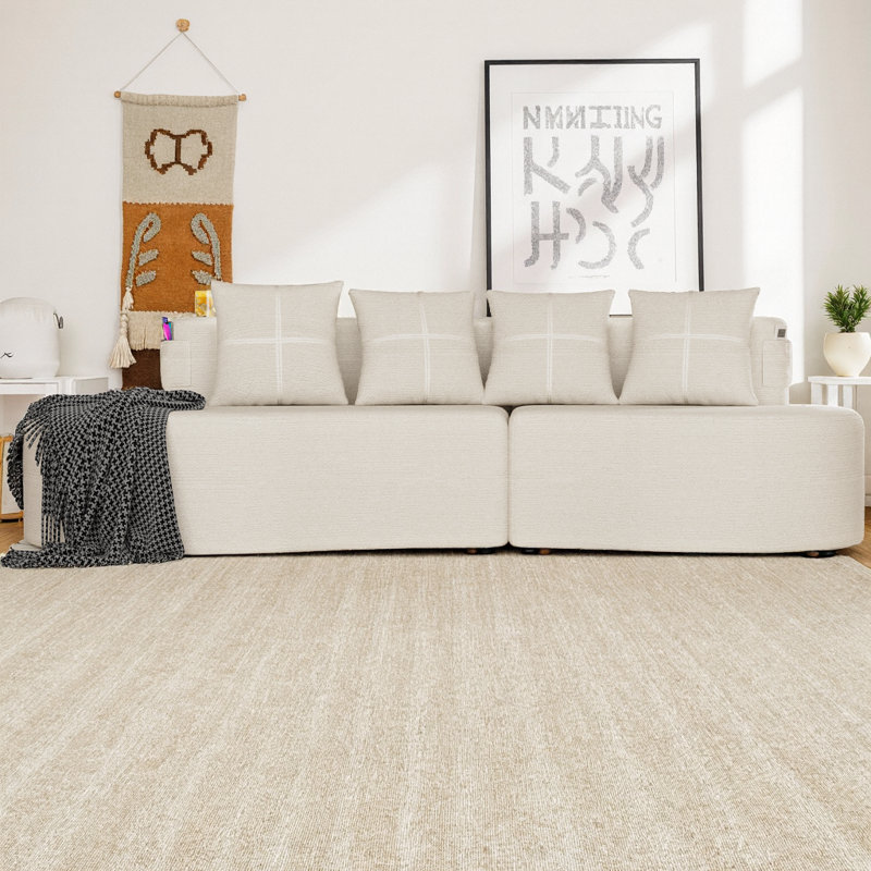 Canapé modulaire incurvé Modern Modern, Beige