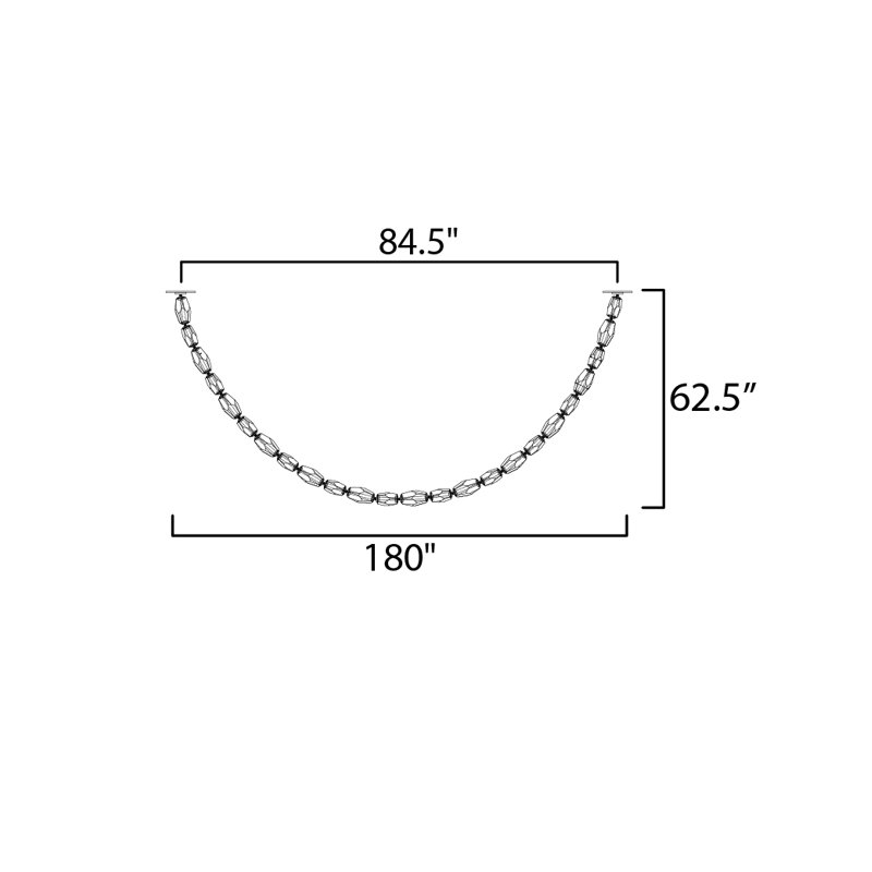 13 - Light LED Flush Mount, Gold