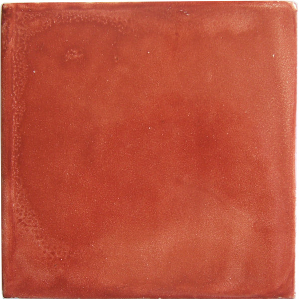 6" x 6" 4pcs TalaMex Glazed Terracotta Mexican Clay Tile
