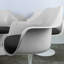 Chaise avec accoudoirs en tissu Dorfman-121736012