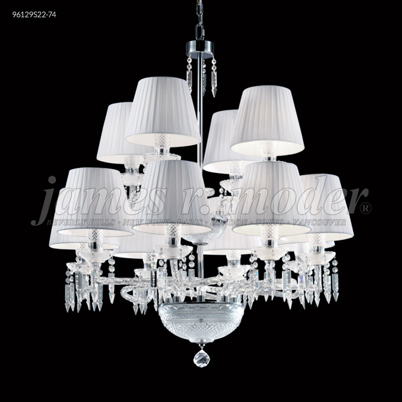 Le Chateau 12 - Light Chandelier, Swarovski Spectra