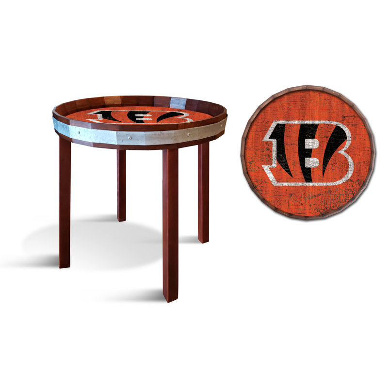Tray Top End Table, Cincinnati Bengals