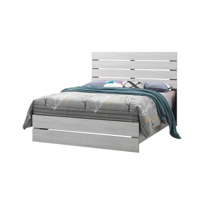 Matheny Standard Bed, Queen, White