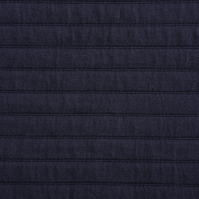 Couverture en coton Tommy Hilfiger Essential Weave, Marine, Très grand lit
