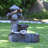 Harrouda Weather Resistant Floor Fountain with Light