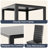 3 - Piece Glass Top Dining Set-833953736