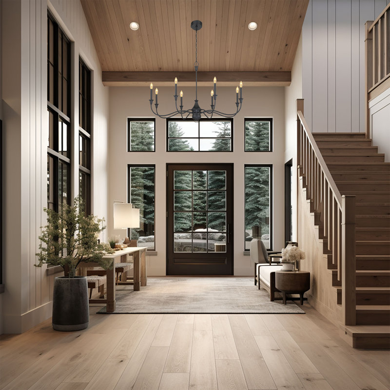 8 - Light Dimmable Empire Chandelier