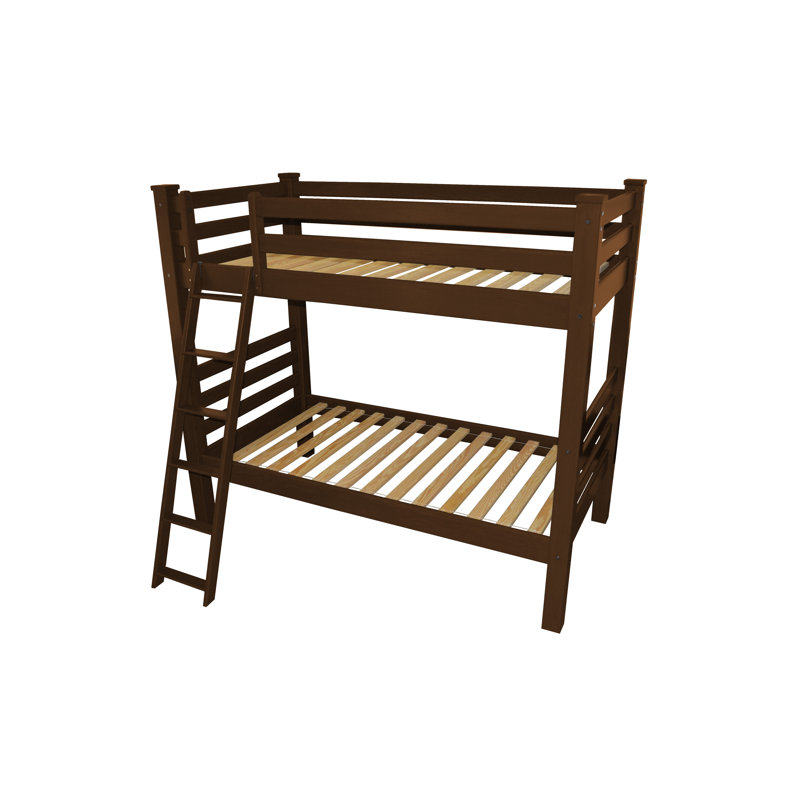 Lit standard en bois massif Jahvon, Simple, Asbury