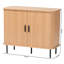 Armoire de rangement en bois cannelé Baxton Studio Lucia - Mid-Century-1483343404