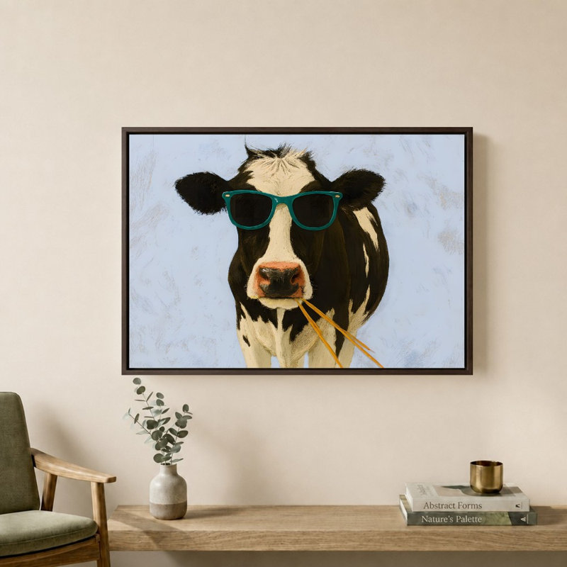 «Onward Cow» par Jenny Green - Impression sur toile