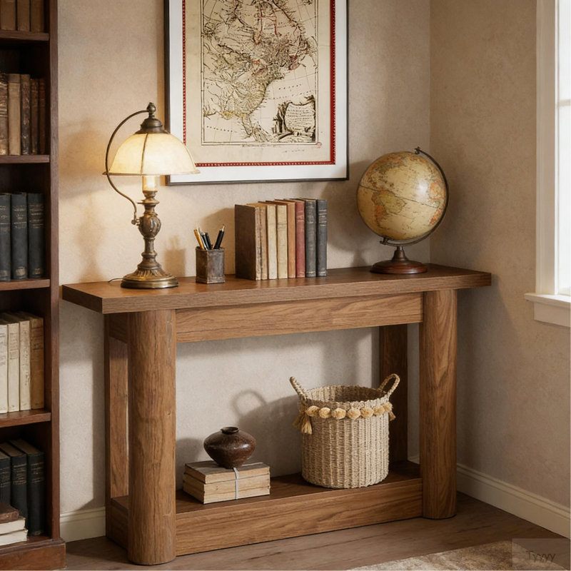 Entryway Table,2-Tier Console Table,Sofa Table