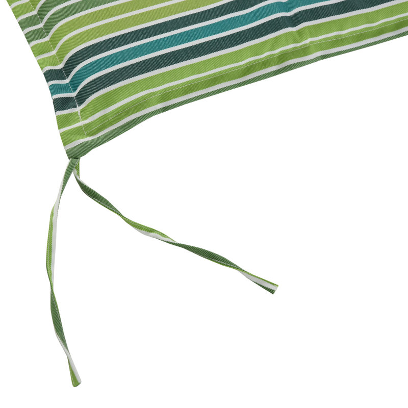 Zendejas Indoor / Outdoor Striped Cushion, Green