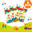 Building Block Party Tablecloths, 3pcs Building Block Party Decorations Tablecloths set
